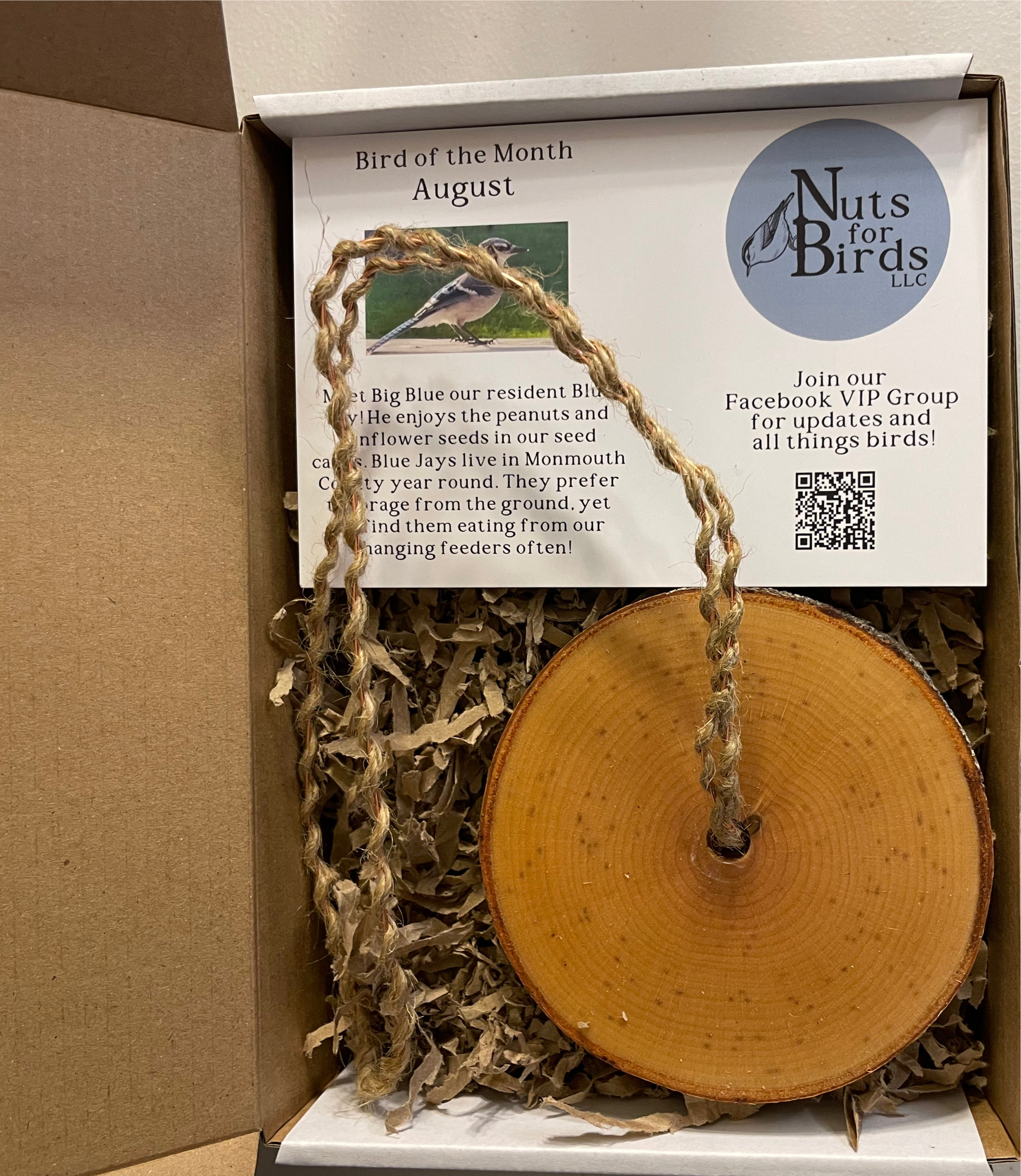 Birch Bird Feeder