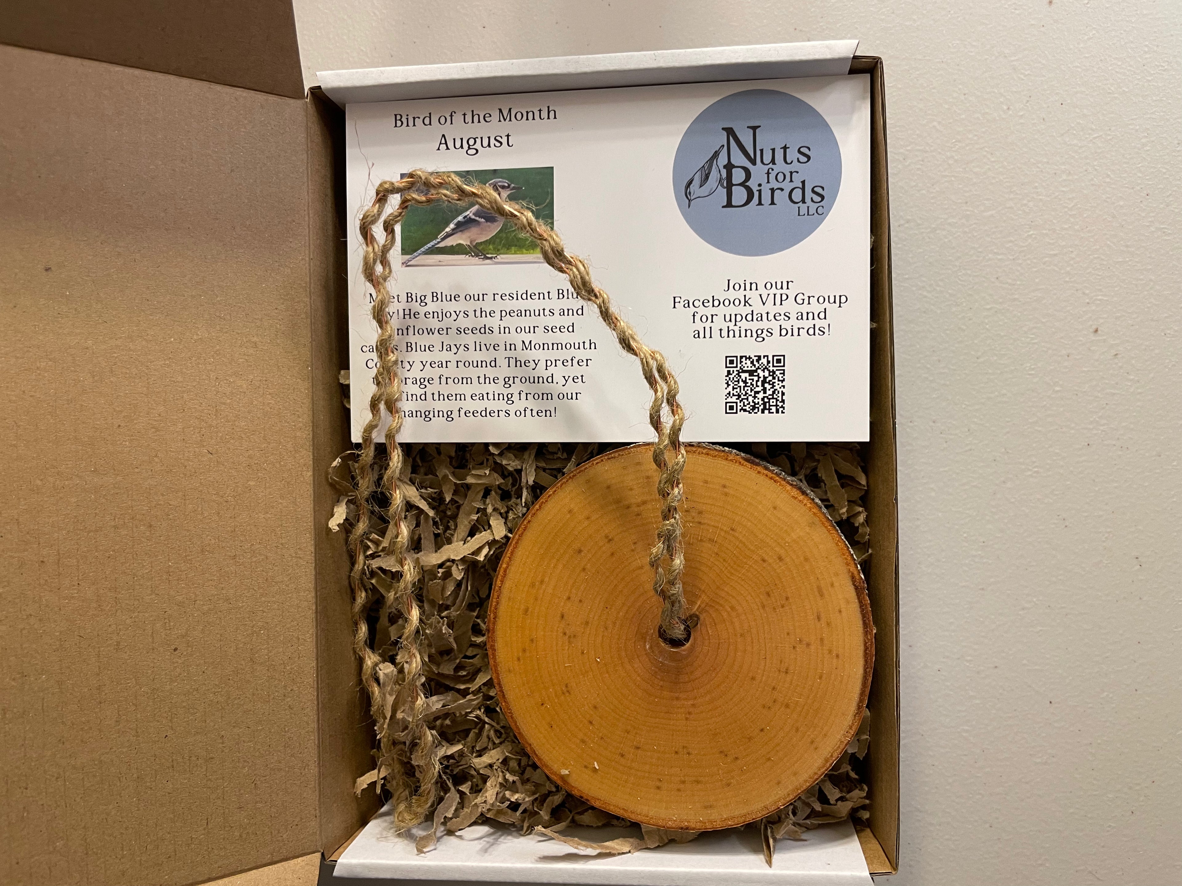 Birch Bird Feeder