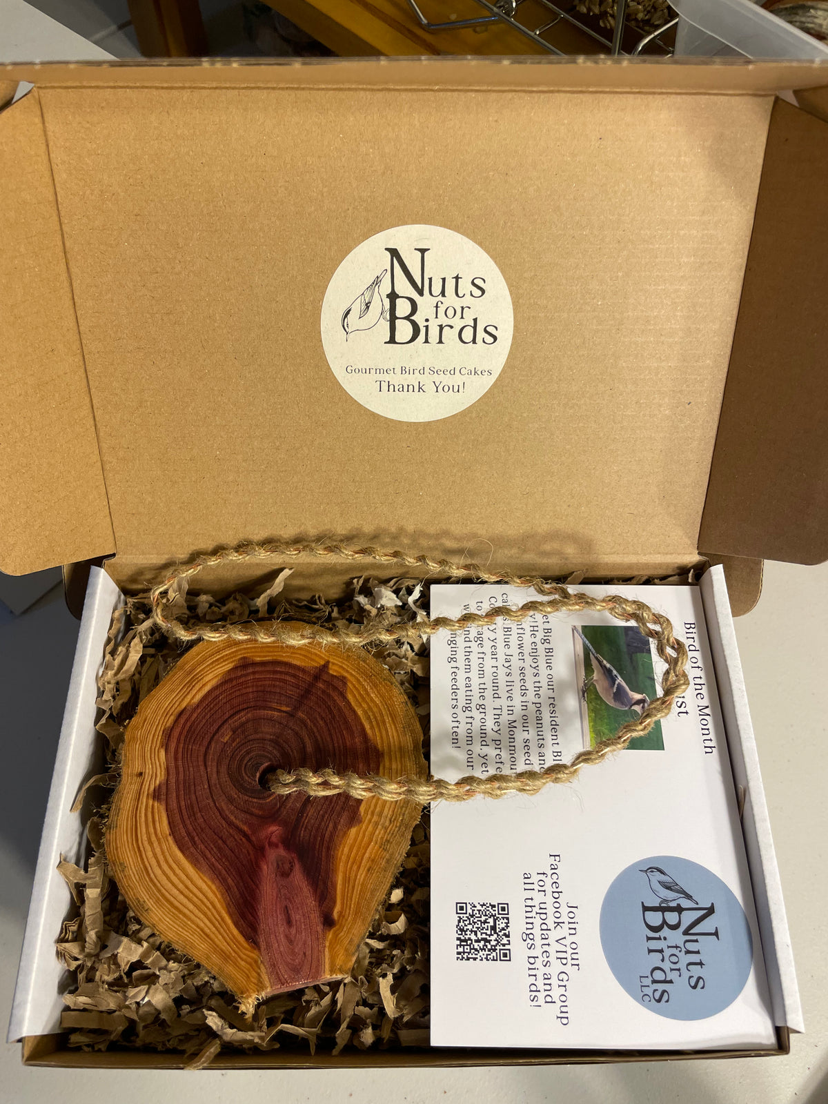 PREORDER Cedar Bird Feeder Holiday Gift Box